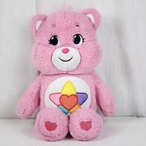Care Bears "TRUE HEART BEAR" 2022 Pink Soft Plush Stuffed Animal